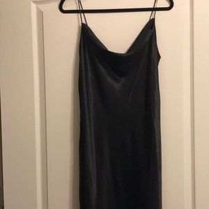 Victoria Secret Silk Cowl Slip Dress Sz Large